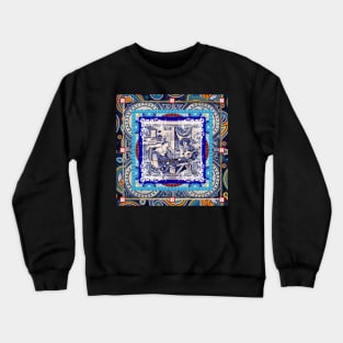 Portuguese folk art Crewneck Sweatshirt